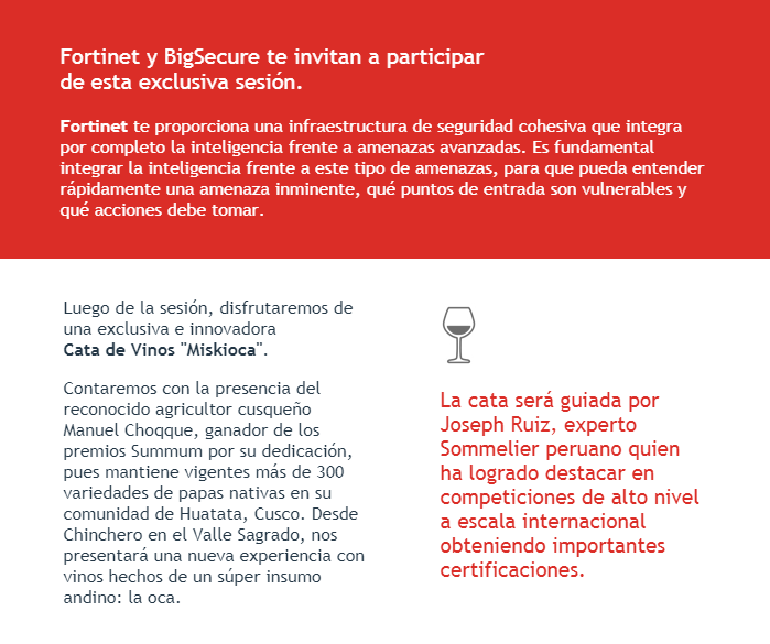 Experiencia en Seguridad - FORTINET